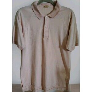 Stanley Blacker Men's Shirt Size M Short Sleeve Light Pink Men's Cotton